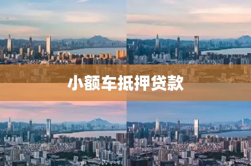小额车抵押贷款