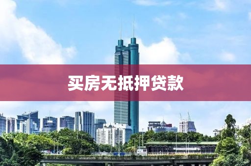 买房无抵押贷款