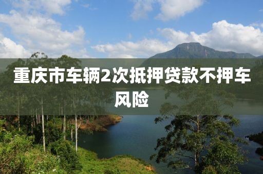 重庆市车辆2次抵押贷款不押车风险
