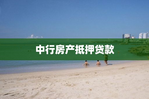中行房产抵押贷款