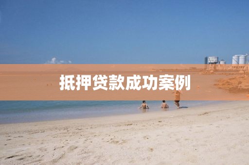 抵押贷款成功案例