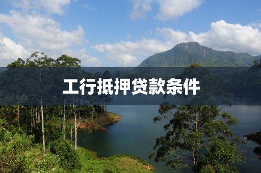 工行抵押贷款条件