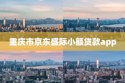 重庆市京东盛际小额贷款app