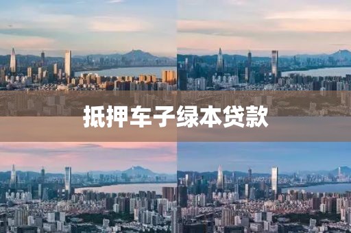 抵押车子绿本贷款