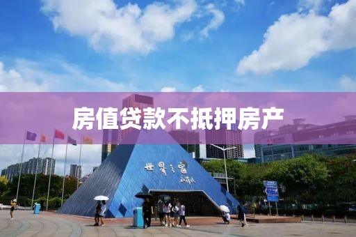 房值贷款不抵押房产