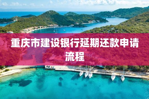 重庆市建设银行延期还款申请流程