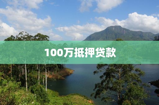 100万抵押贷款