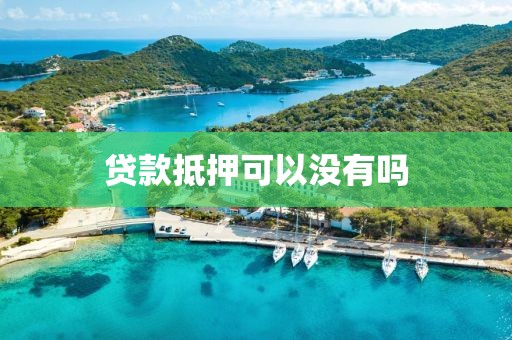 贷款抵押可以没有吗
