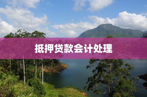 抵押贷款会计处理