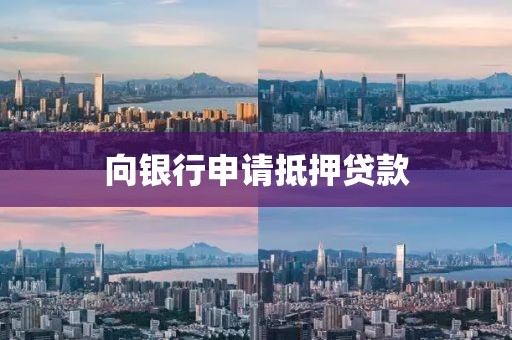 向银行申请抵押贷款
