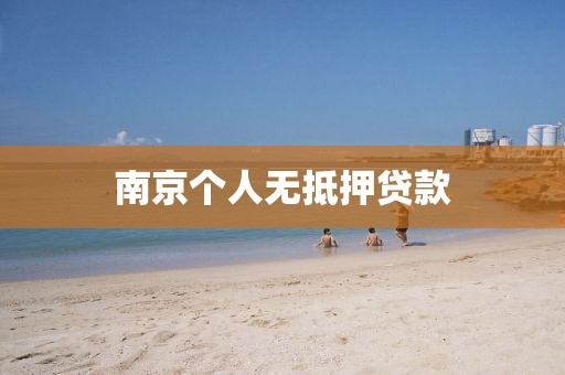南京个人无抵押贷款