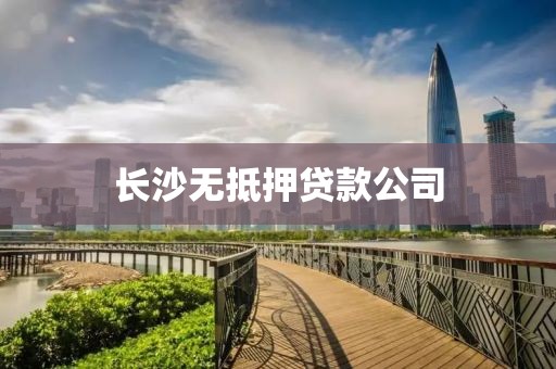 长沙无抵押贷款公司