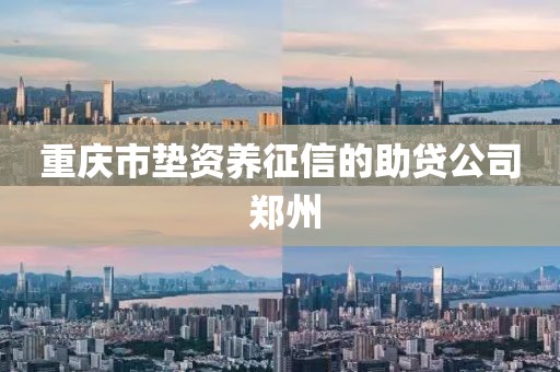 重庆市垫资养征信的助贷公司 郑州