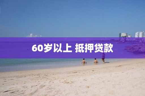 60岁以上 抵押贷款