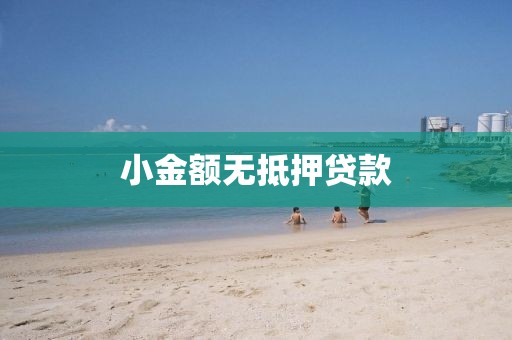 小金额无抵押贷款