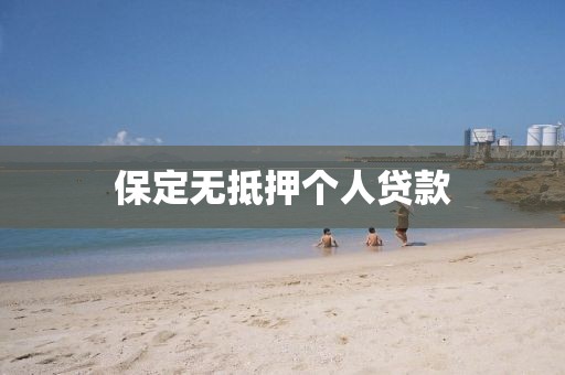 保定无抵押个人贷款
