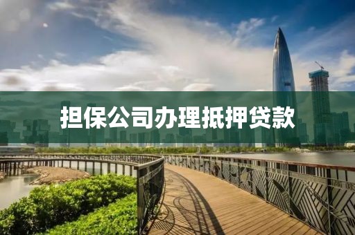 担保公司办理抵押贷款