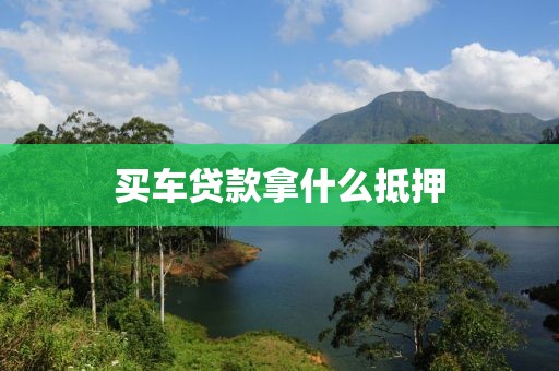 买车贷款拿什么抵押