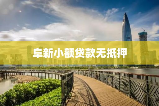 阜新小额贷款无抵押