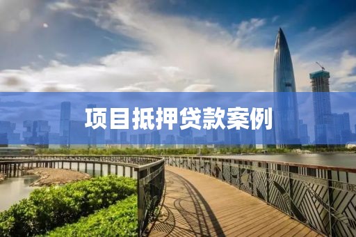 项目抵押贷款案例