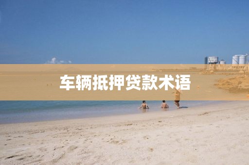 车辆抵押贷款术语