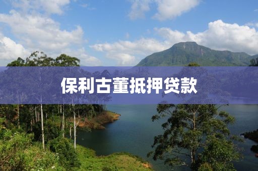 保利古董抵押贷款