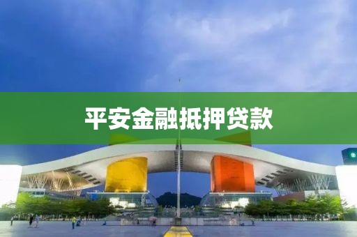 平安金融抵押贷款