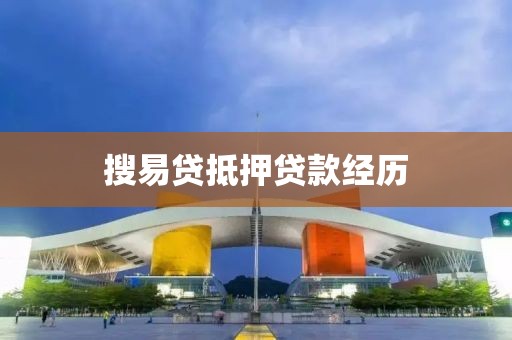 搜易贷抵押贷款经历