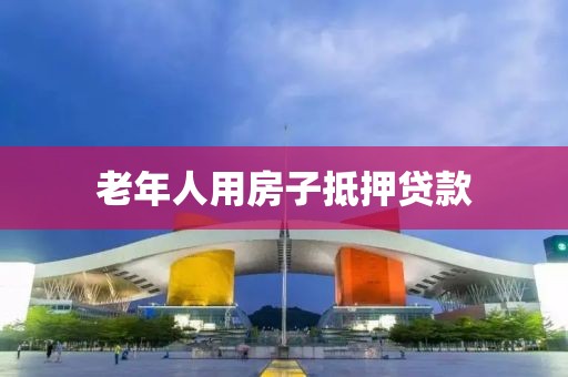 老年人用房子抵押贷款