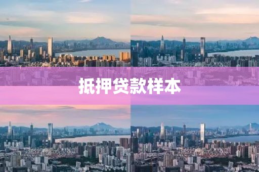 抵押贷款样本