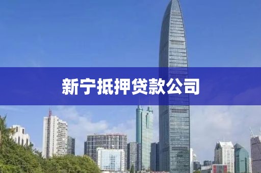 新宁抵押贷款公司