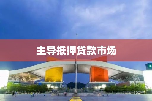 主导抵押贷款市场