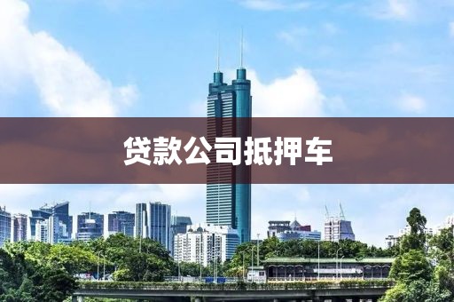 贷款公司抵押车