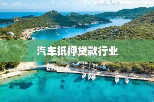 汽车抵押贷款行业