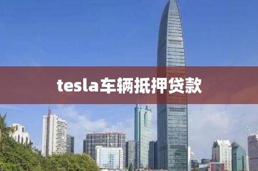tesla车辆抵押贷款