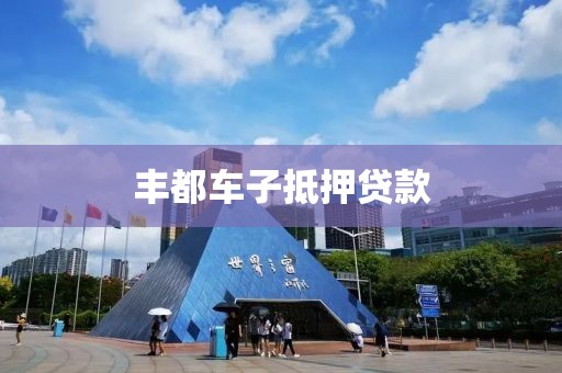 丰都车子抵押贷款