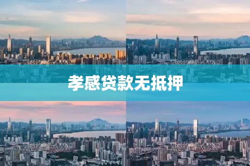 孝感贷款无抵押