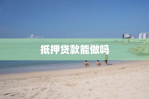 抵押贷款能做吗