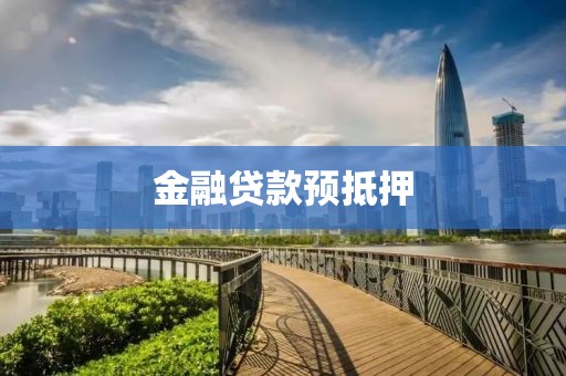 金融贷款预抵押