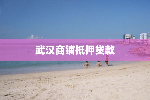 武汉商铺抵押贷款