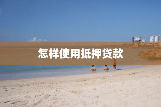 怎样使用抵押贷款