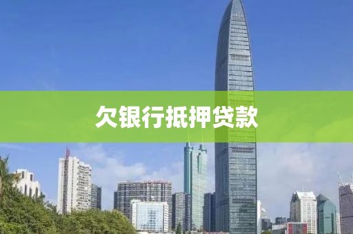 欠银行抵押贷款