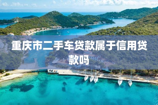 重庆市二手车贷款属于信用贷款吗