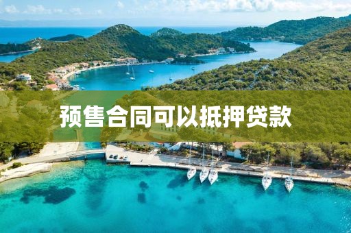 预售合同可以抵押贷款