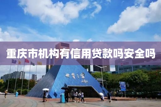 重庆市机构有信用贷款吗安全吗