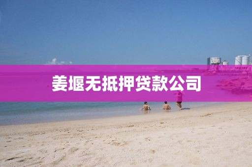 姜堰无抵押贷款公司