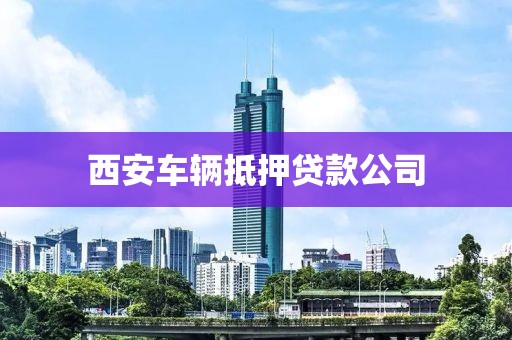 西安车辆抵押贷款公司