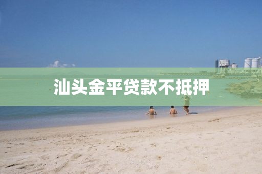 汕头金平贷款不抵押