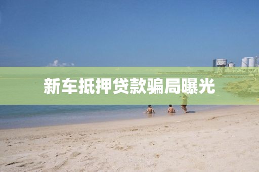 新车抵押贷款骗局曝光