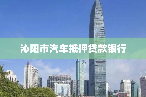 沁阳市汽车抵押贷款银行